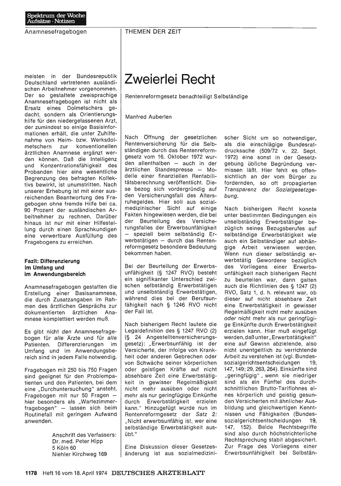 Vorschauseite 1: Zweierlei Recht
