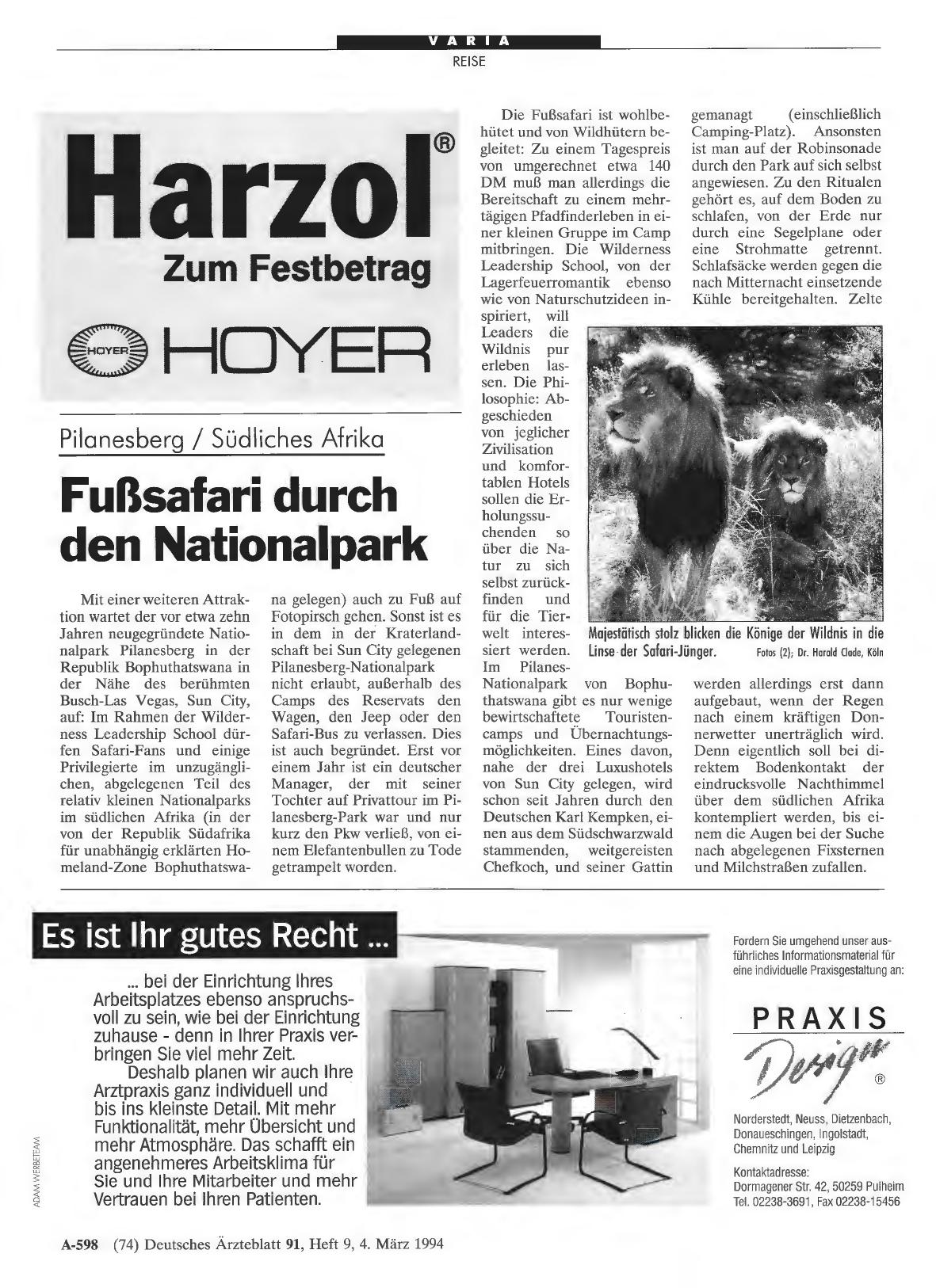 Vorschauseite 1: Pilanesberg / Südliches Afrika: Fußsafari durch den Nationalpark