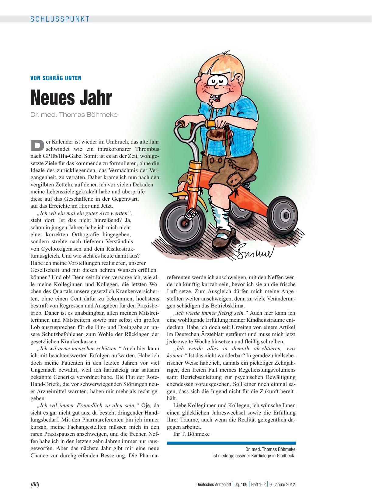 Vorschauseite 1: Von schräg unten: Neues Jahr