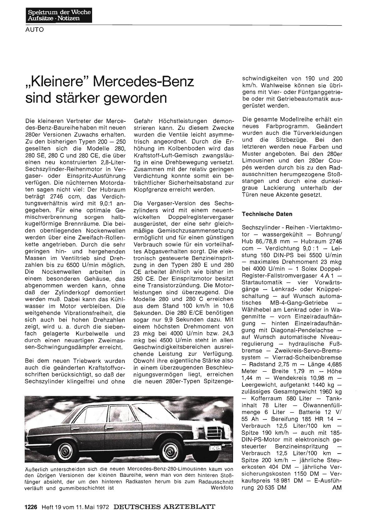 Vorschauseite 1: "Kleinere" Mercedes-Benz sind stärker geworden
