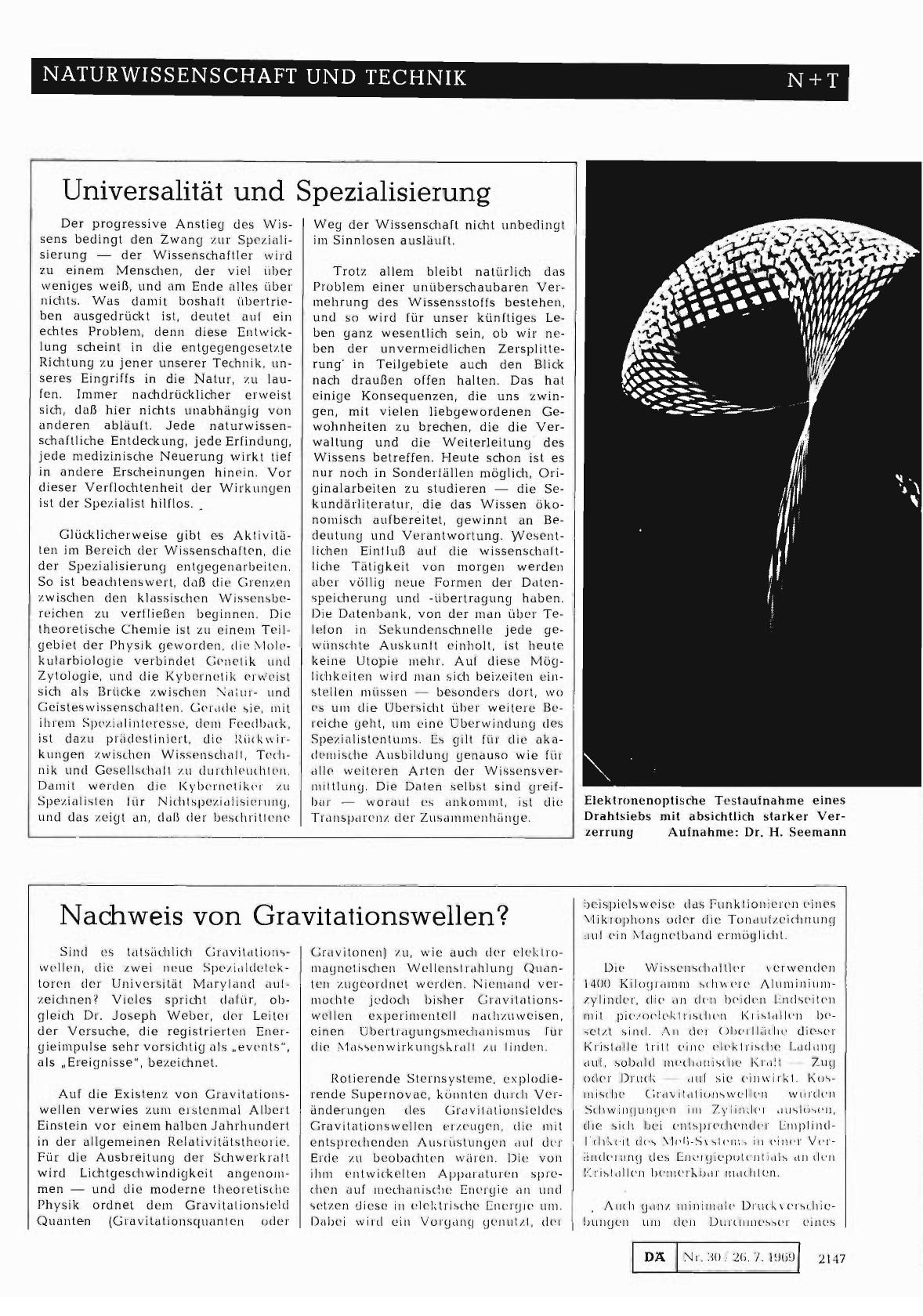 Vorschauseite 1: Nachweis von Gravitationswellen?