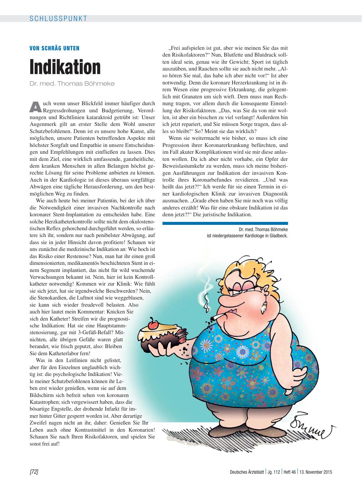 Vorschauseite 1: Von schräg unten: Indikation