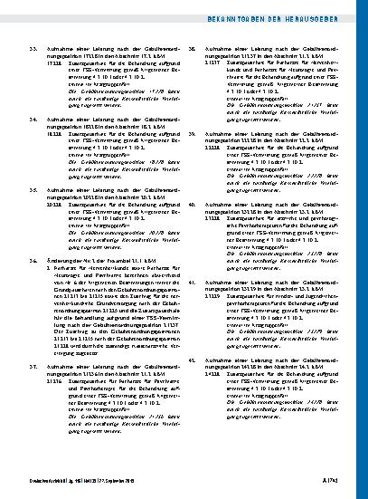 Vorschauseite 5: Beschluss des Bewertungsausschusses nach § 87 Abs. 1 Satz 1 SGB V in seiner 445. Sitzung bis 449. Sitzung