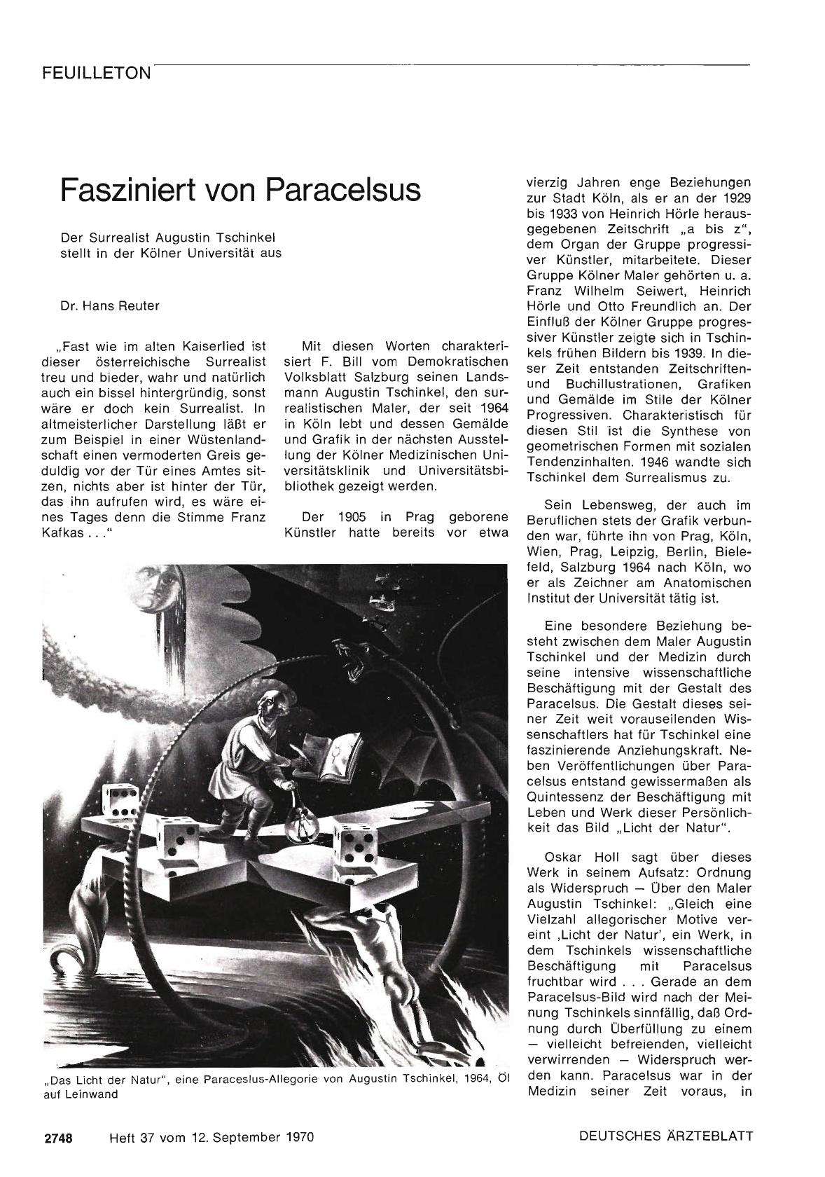 Vorschauseite 1: Fasziniert von Paracelsus