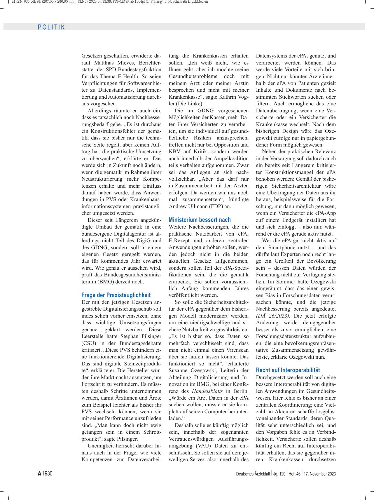 Vorschauseite 2: Digitalisierung: Geplanter Durchbruch