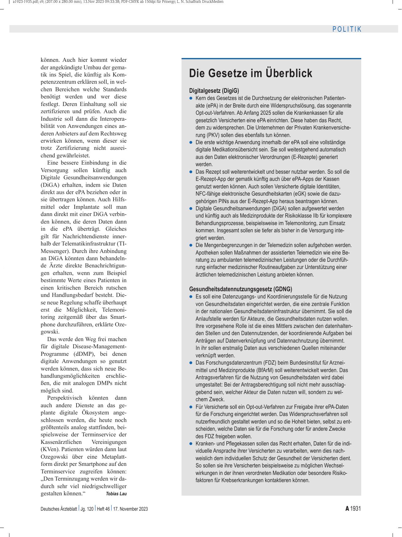 Vorschauseite 3: Digitalisierung: Geplanter Durchbruch