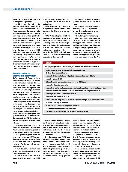 Vorschauseite 2: S3-Leitlinie zum Reizdarmsyndrom: Sicher diagnostizieren und therapieren