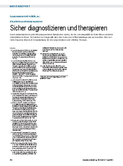 Vorschauseite 6: S3-Leitlinie zum Reizdarmsyndrom: Sicher diagnostizieren und therapieren