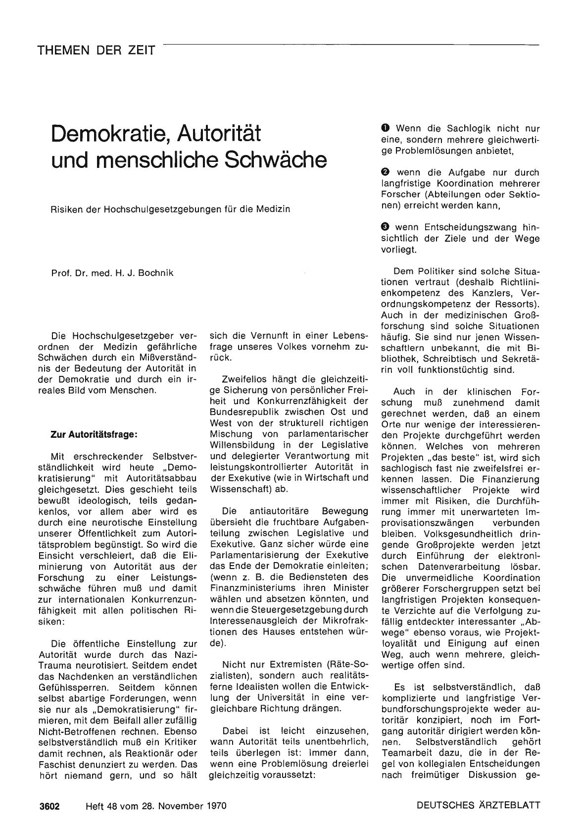 Vorschauseite 1: Demokratie, Autorität und menschliche Schwäche