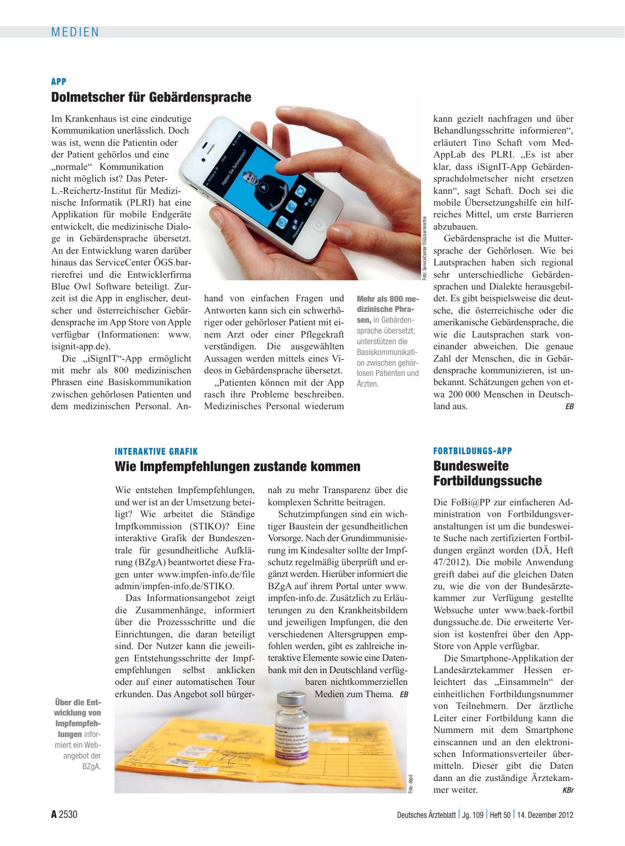 Vorschauseite 1: App: Dolmetscher für Gebärdensprache