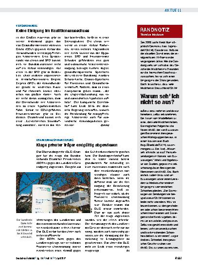 Vorschauseite 1: Versandhandel: Keine Einigung im Koalitionsausschuss