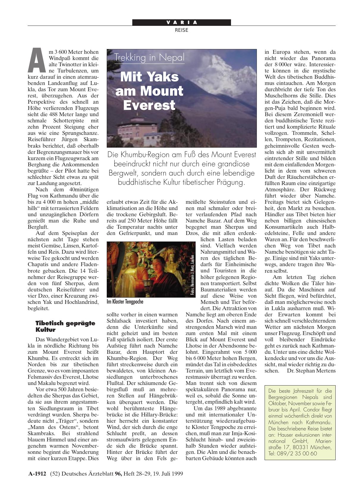 Vorschauseite 1: Trekking in Nepal: Mit Yaks am Mount Everest
