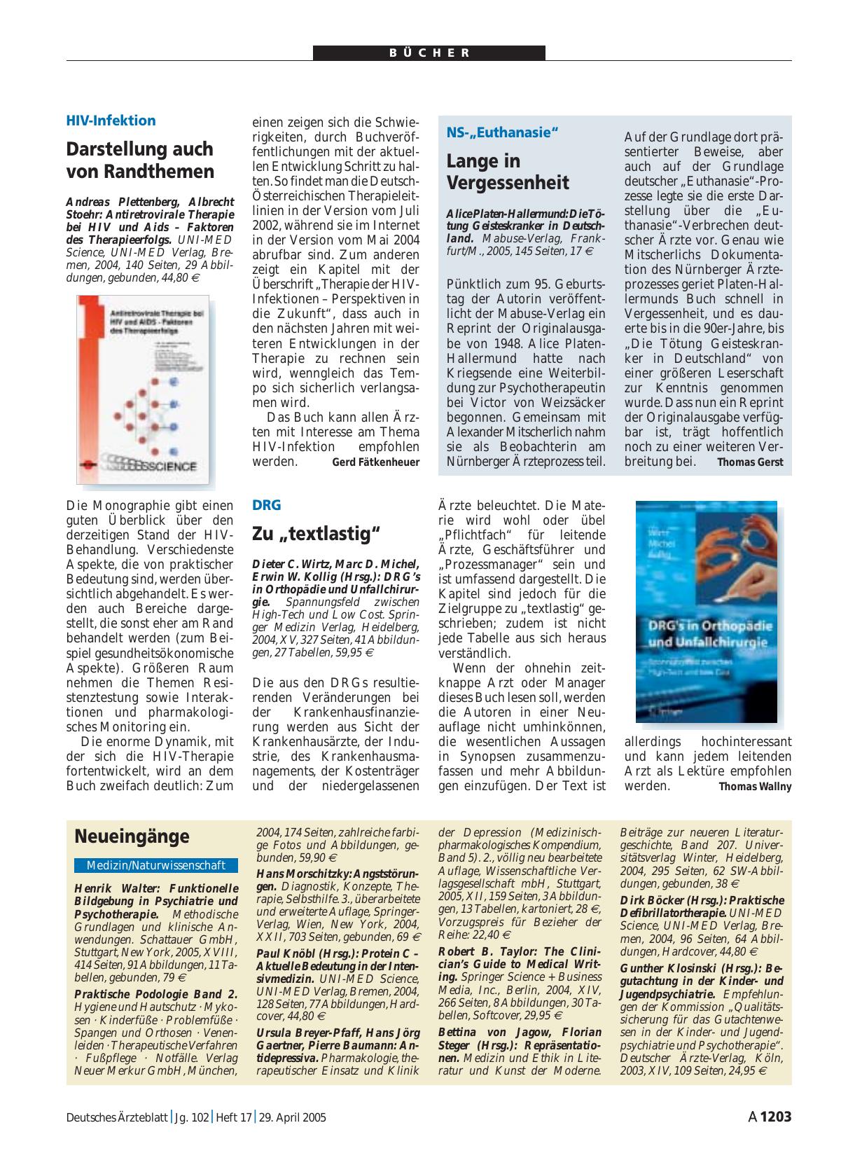 Vorschauseite 1: Antiretrovirale Therapie bei HIV und Aids