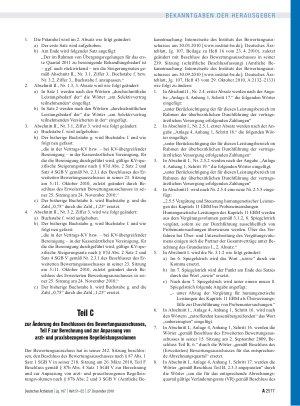 Vorschauseite 2: Beschluss des Bewertungsausschusses nach § 87 Abs. 1 Satz 1 SGB V in seiner 242. Sitzung am 24. November 2010