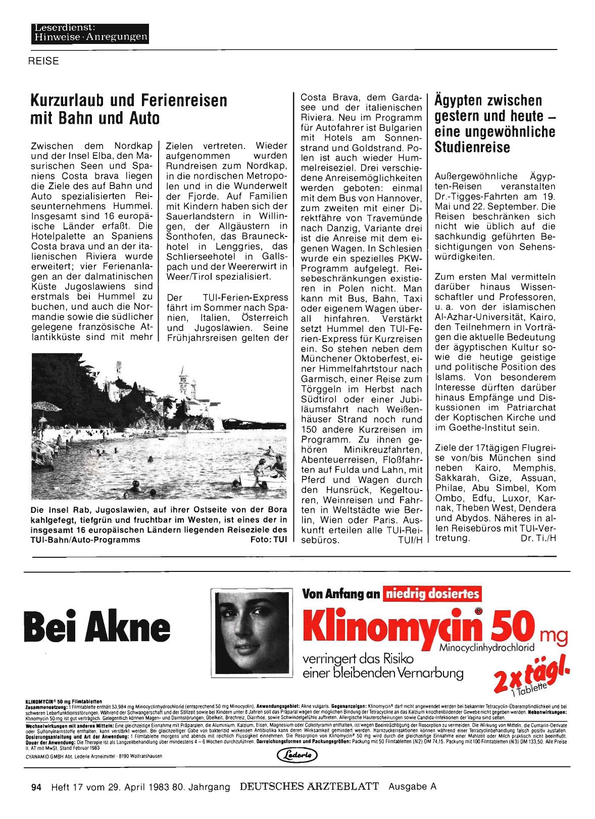 Vorschauseite 1: Ägypten zwischen gestern und heute — eine ungewöhnliche Studienreise