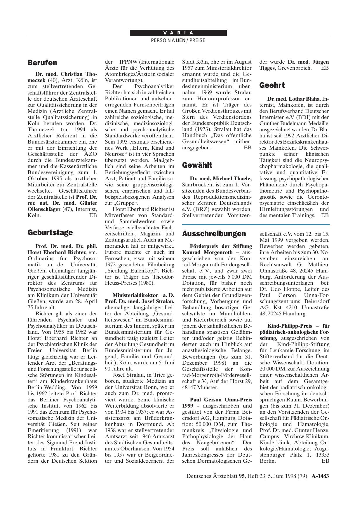 Vorschauseite 1: Gewählt
