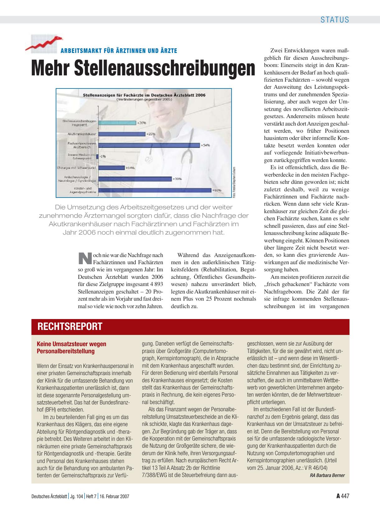 Vorschauseite 1: Keine Umsatzsteuer wegen Personalbereitstellung