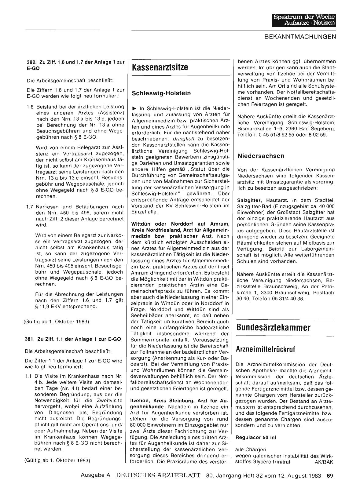 Vorschauseite 1: Kassenarztsitze