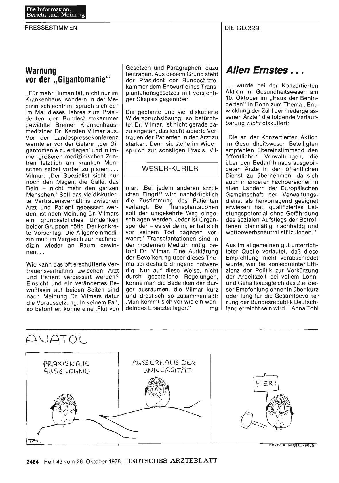 Vorschauseite 1: Allen Ernstes. ..