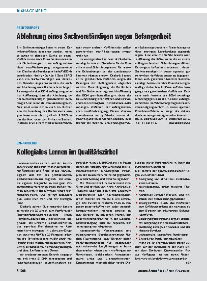 Vorschauseite 1: QM-Ratgeber: Kollegiales Lernen im Qualitätszirkel