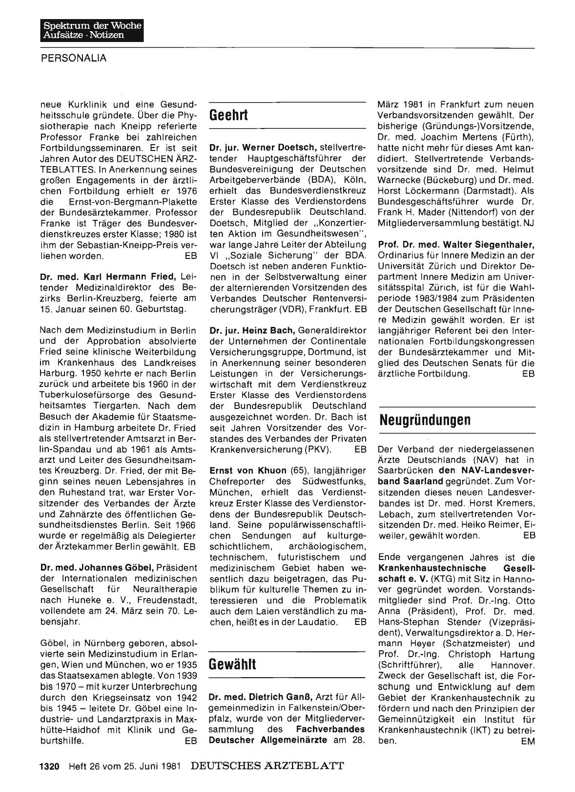 Vorschauseite 1: Gewählt