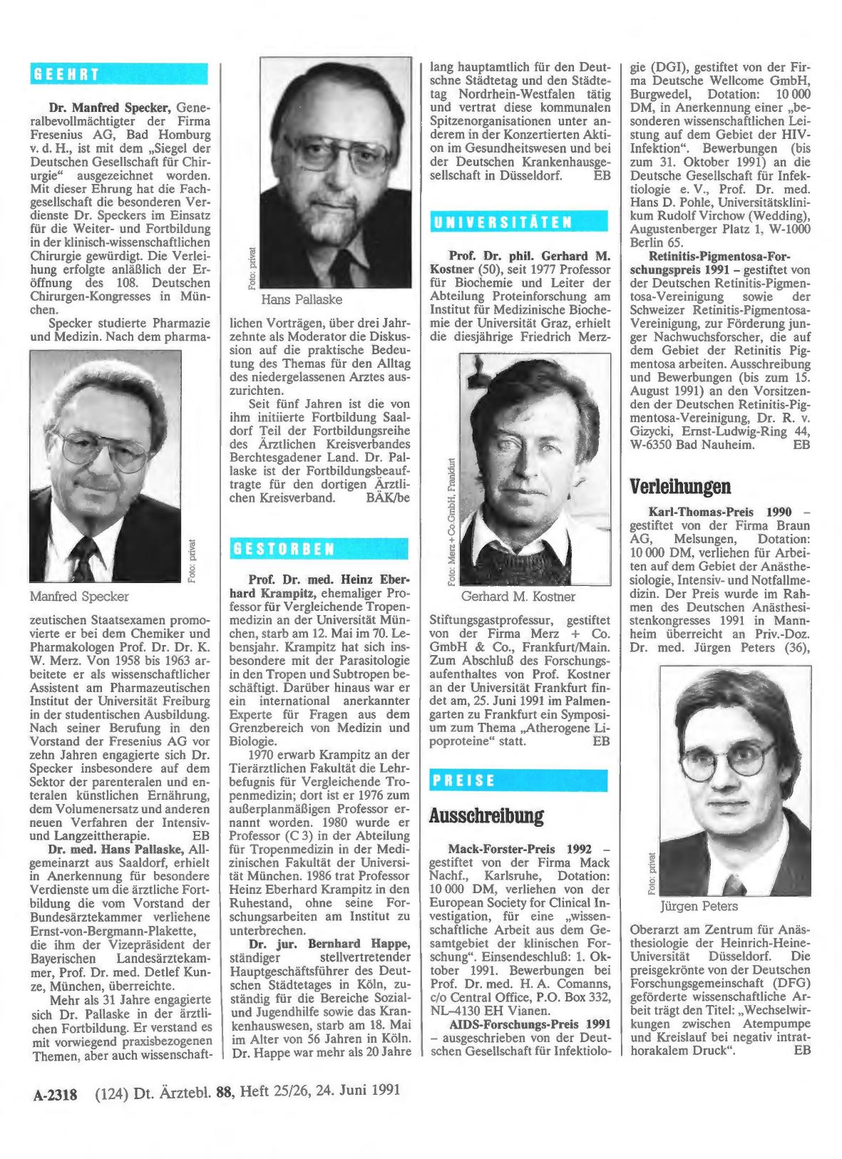 Vorschauseite 1: Gestorben