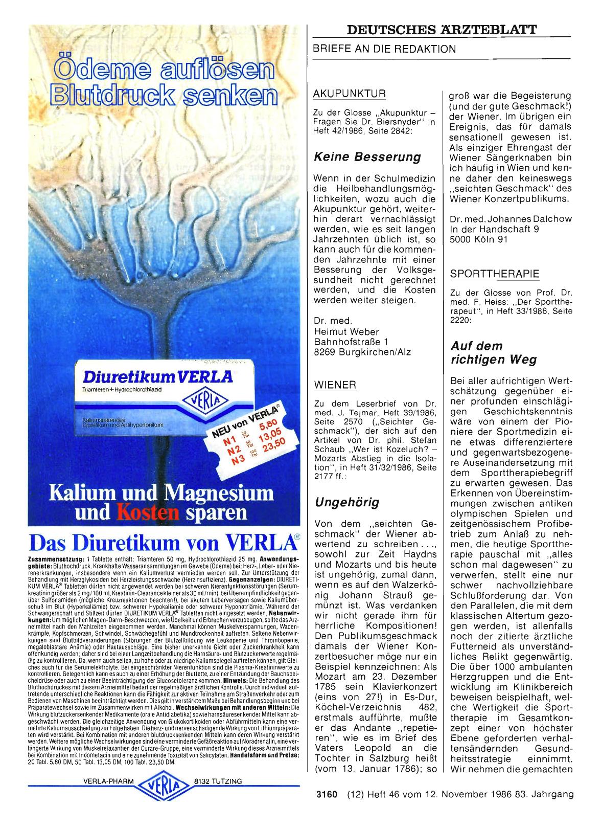 Vorschauseite 1: SPORTTHERAPIE: Auf dem richtigen Weg