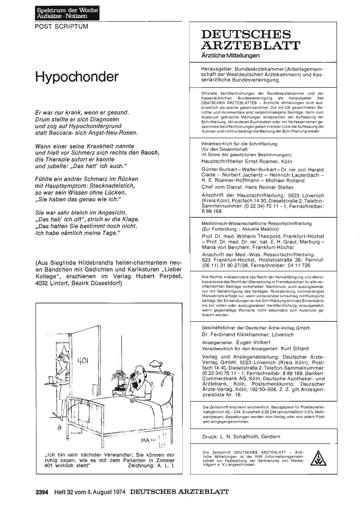 Vorschauseite 1: Hypochonder