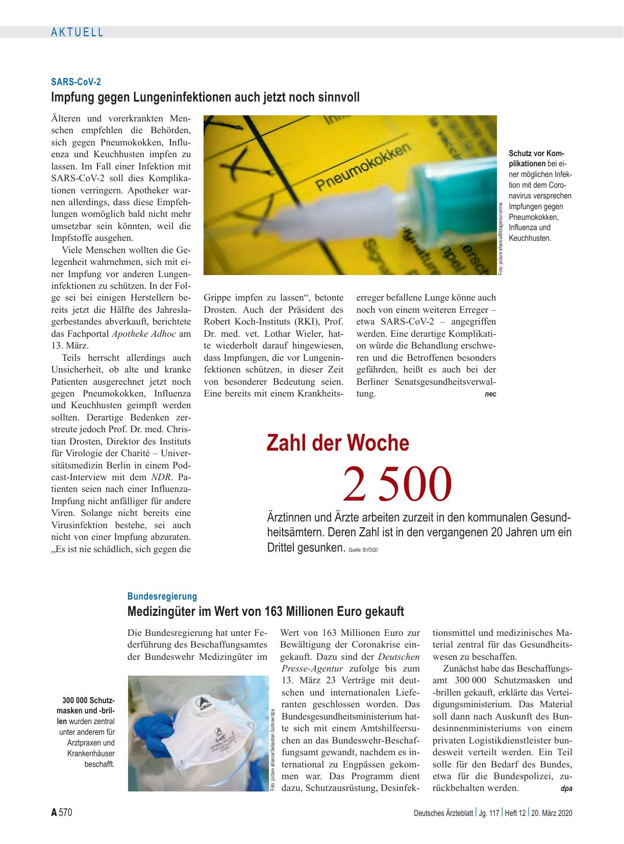 Vorschauseite 1: Zahl der Woche 2 500