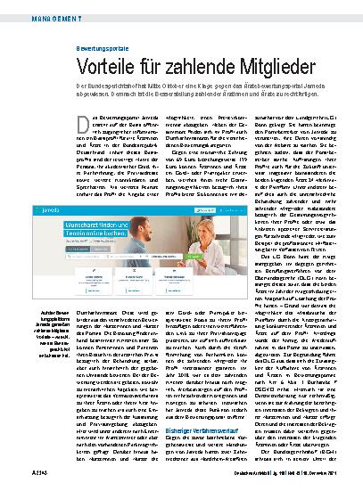 Vorschauseite 1: Bewertungsportale: Vorteile für zahlende Mitglieder