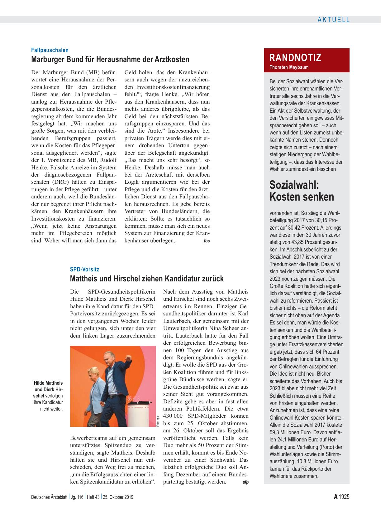 Vorschauseite 1: Randnotiz: Sozialwahl Kosten senken