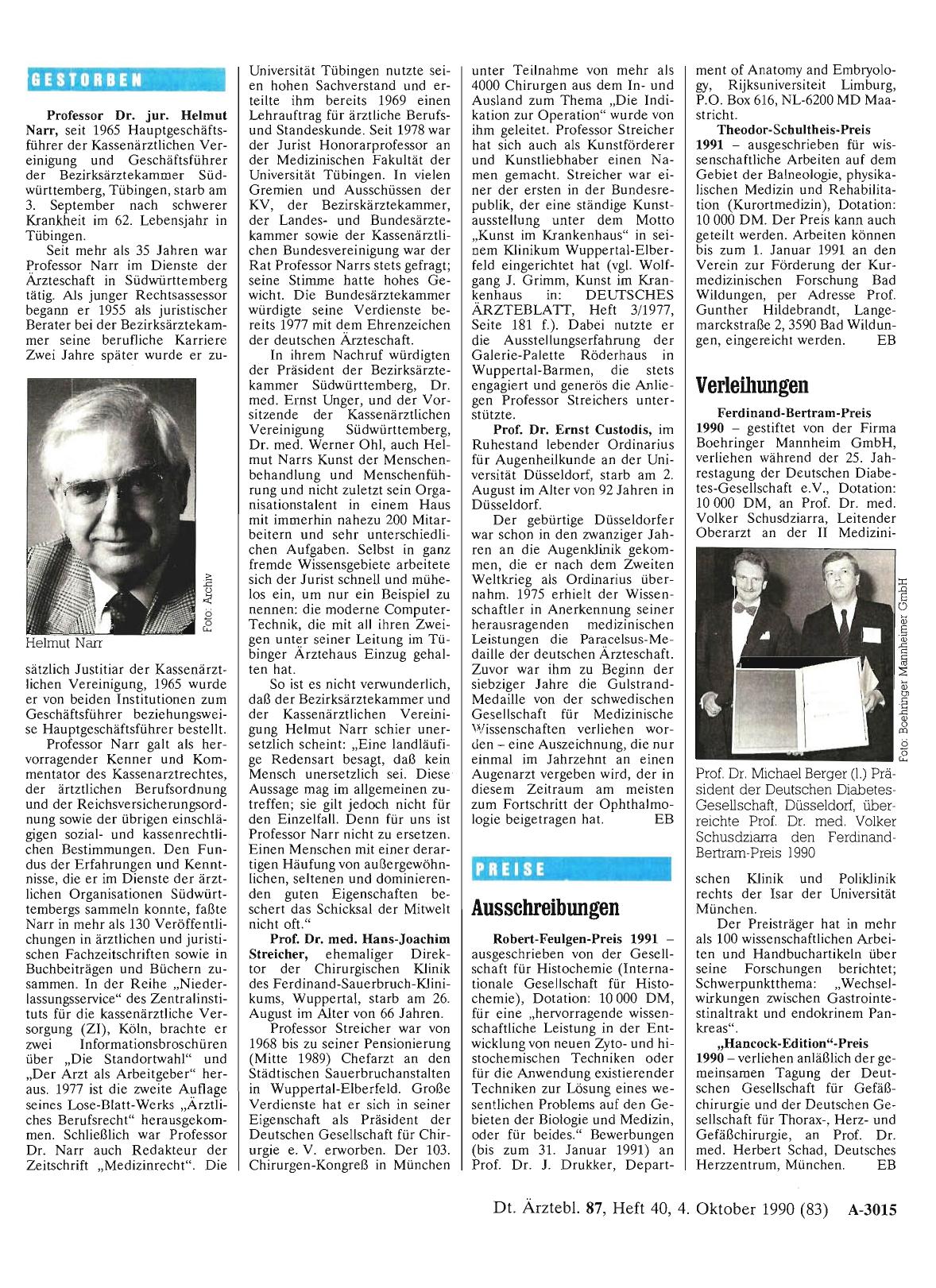 Vorschauseite 1: Gestorben