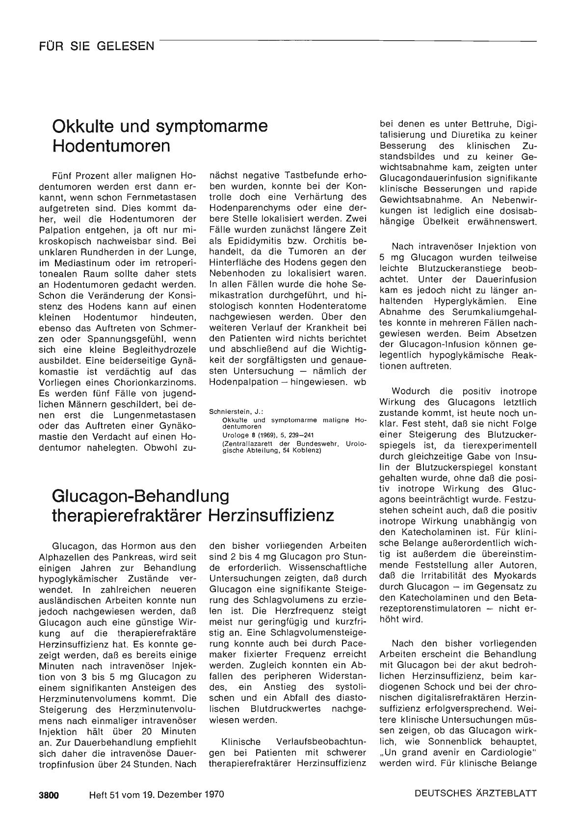 Vorschauseite 1: Okkulte und symptomarme Hodentumoren