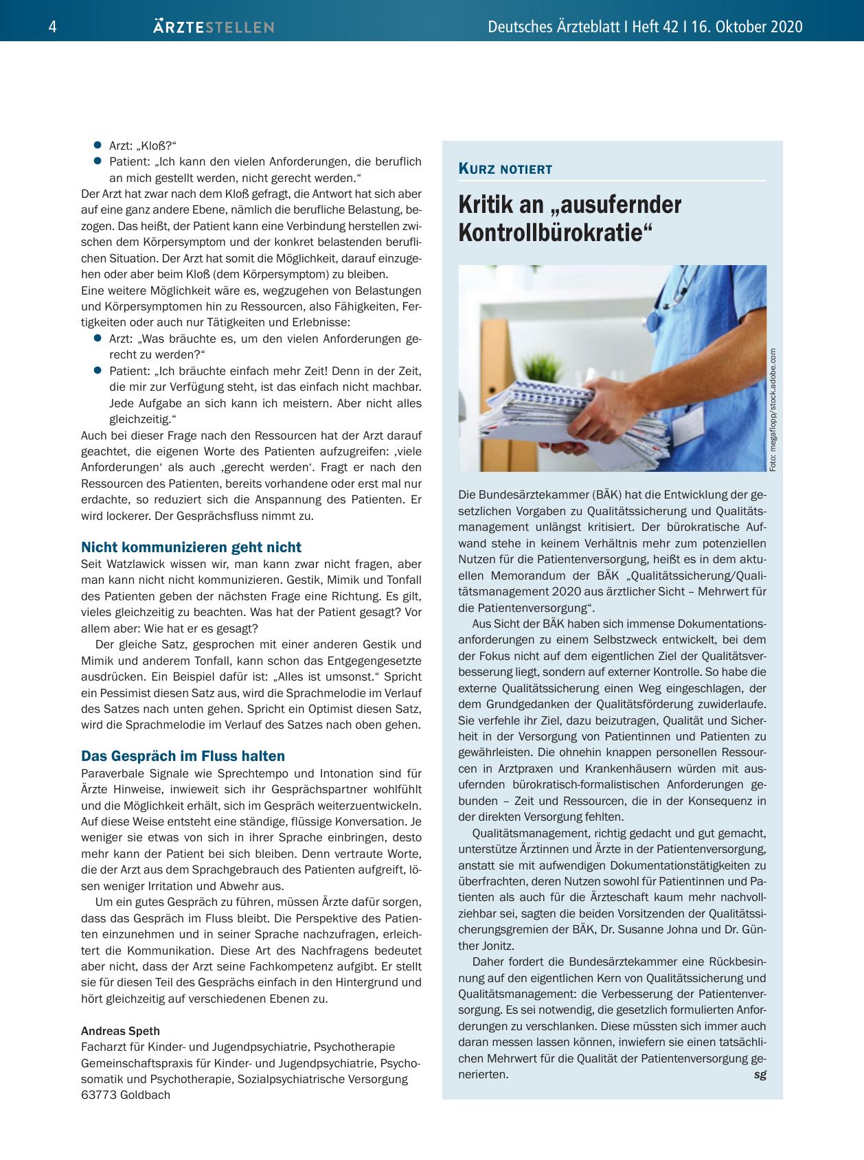 Vorschauseite 1: Kritik an „ausufernder Kontrollbürokratie“