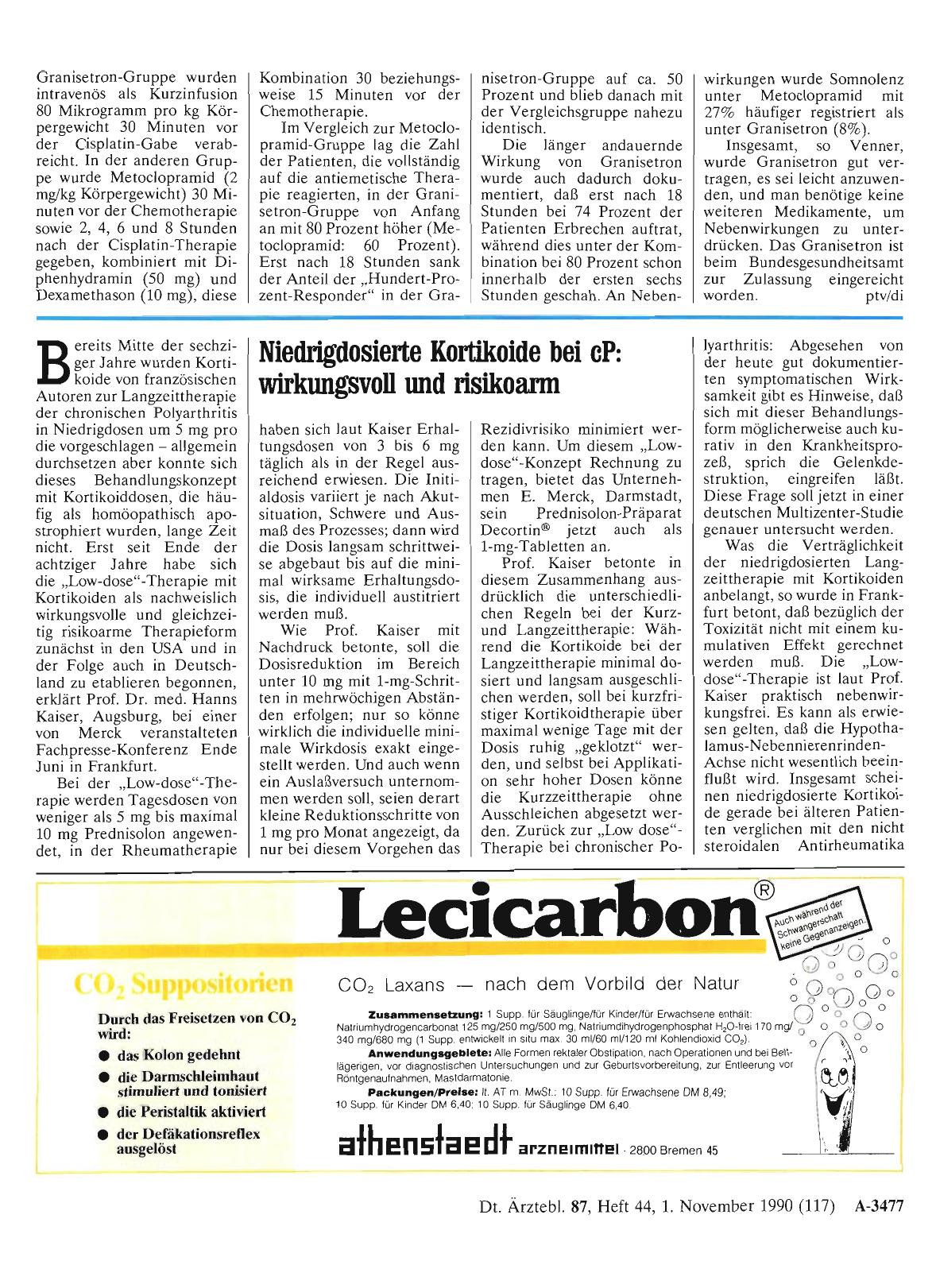 Vorschauseite 1: Niedrigdosierte Kortikoide bei eh wirkungsvoll und risikoarm