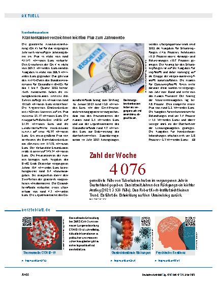 Vorschauseite 1: Ärzteblatt. de