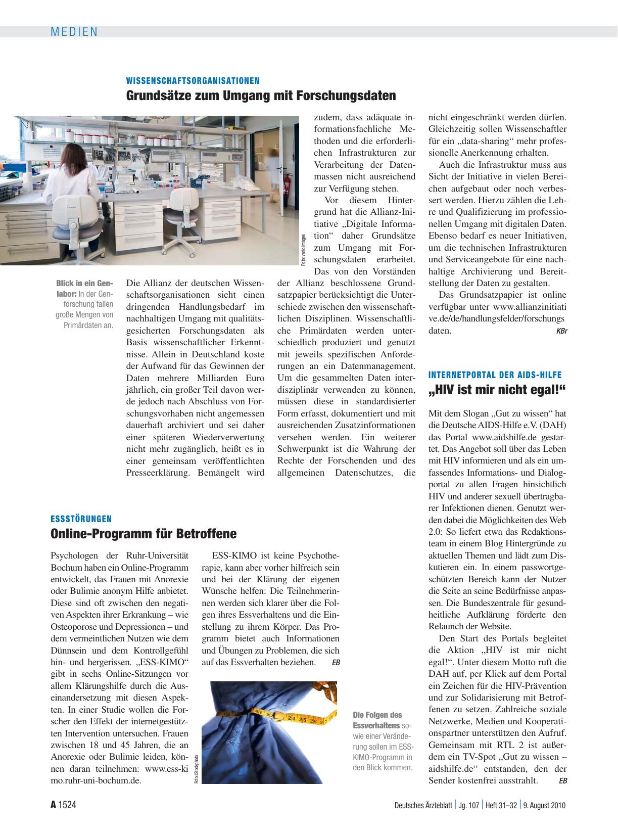 Vorschauseite 1: Wissenschaftsorganisationen: Grundsätze zum Umgang mit Forschungsdaten