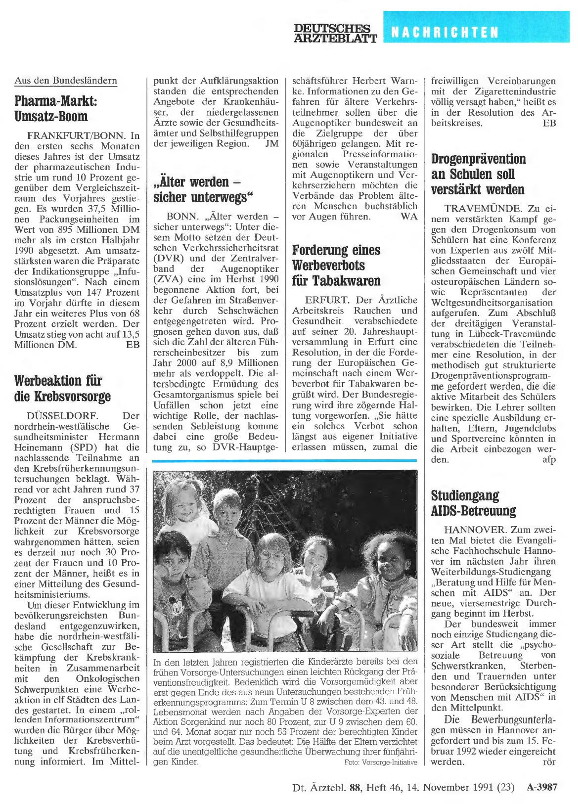 Vorschauseite 1: Vorsorge-Untersuchungen