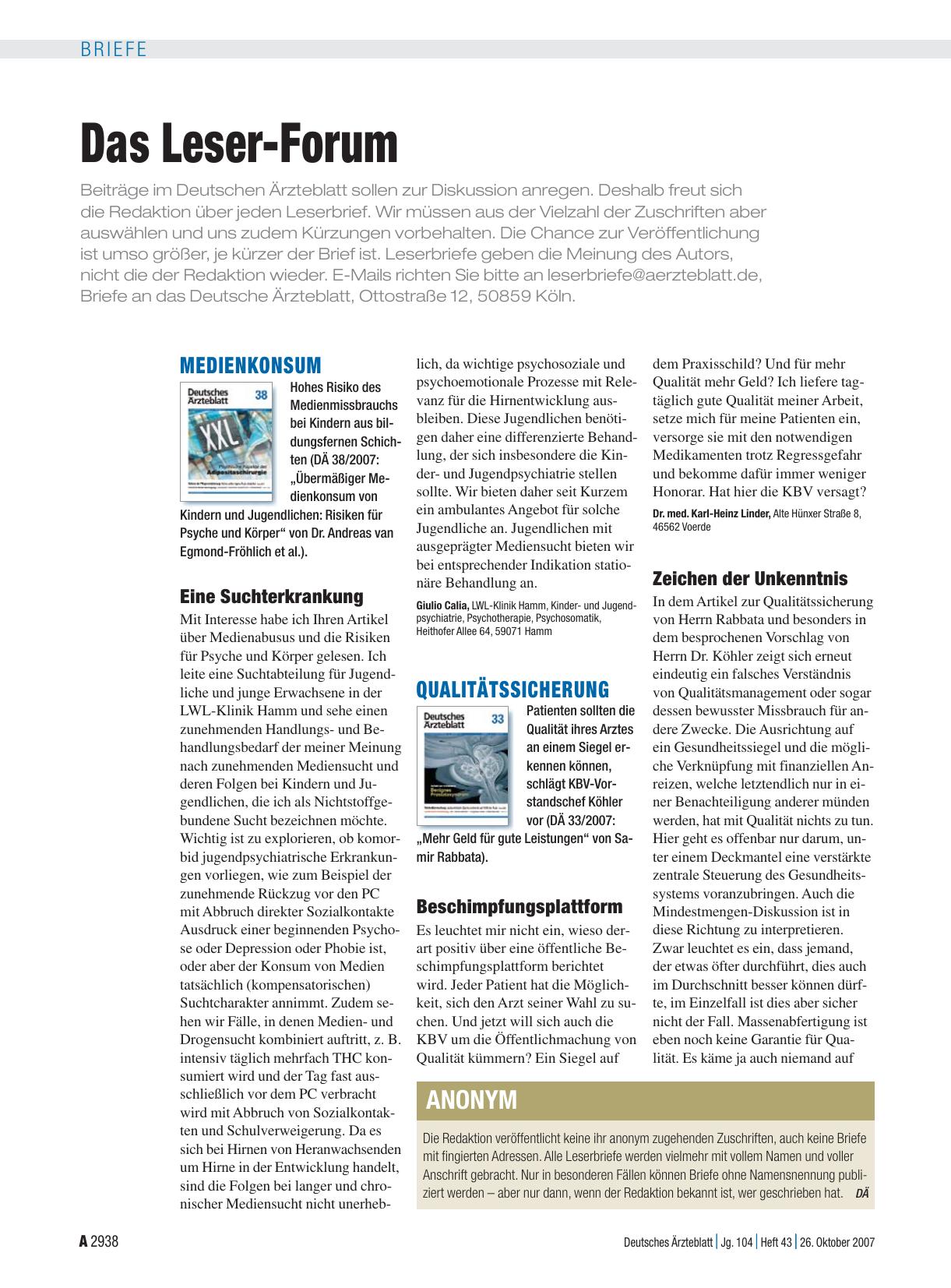 Vorschauseite 1: Medienkonsum: Eine Suchterkrankung