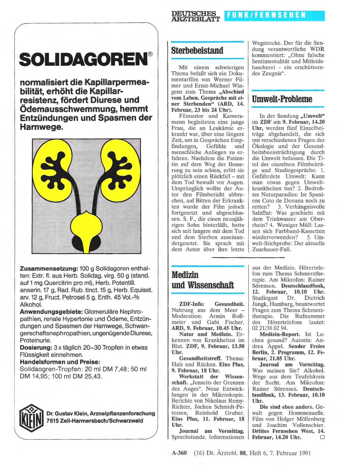 Vorschauseite 1: Medizin und Wissenschaft