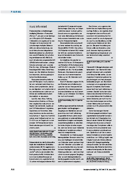 Vorschauseite 1: Kurz informiert