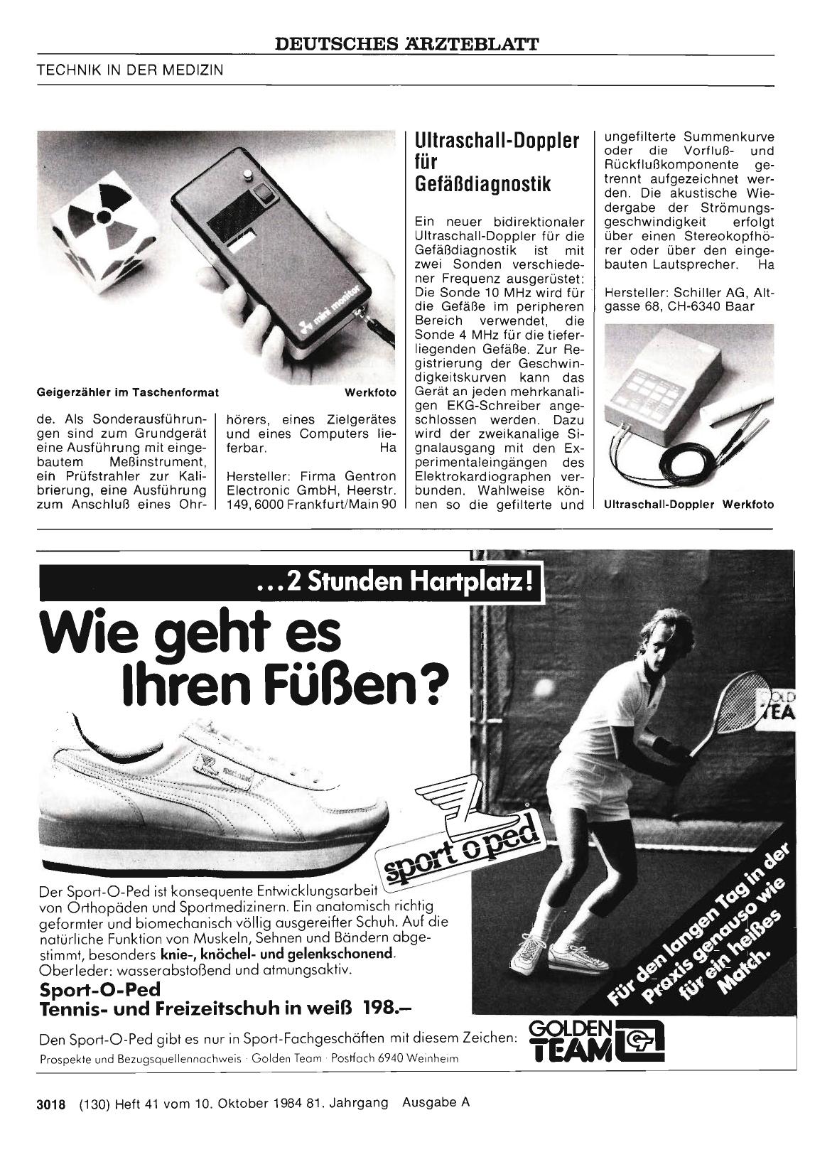 Vorschauseite 1: Ultraschall-Doppler für Gefäßdiagnostik