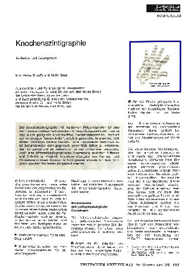 Vorschauseite 1: Knochenszintigraphie