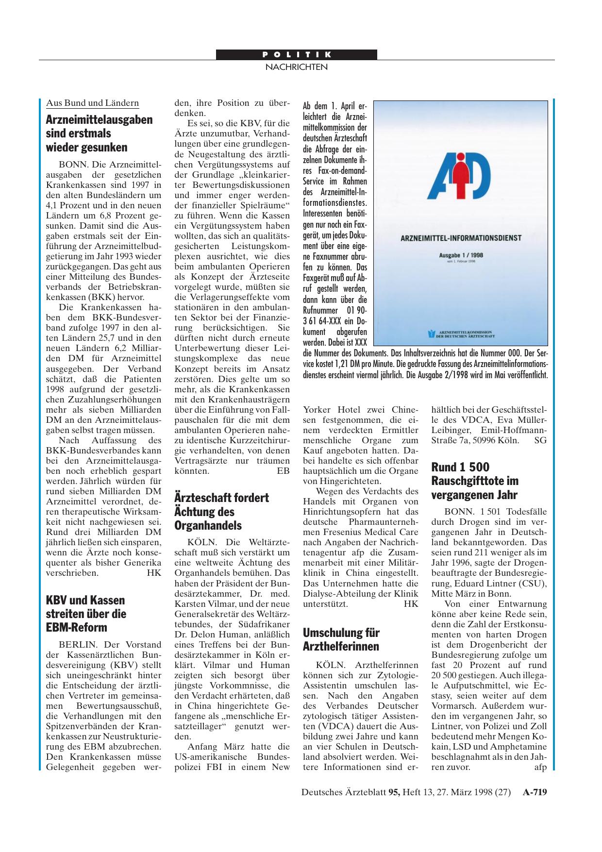 Vorschauseite 1: KBV und Kassen streiten über die: EBM-Reform