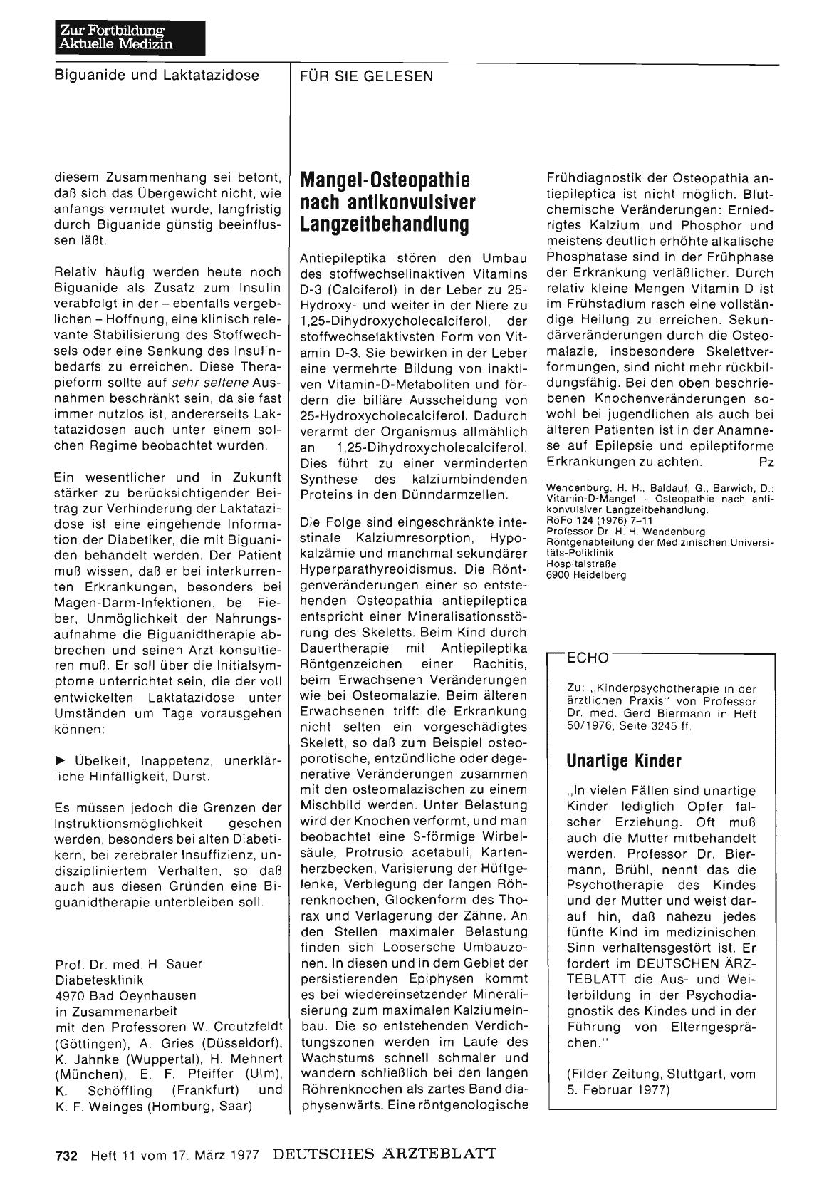 Vorschauseite 1: Mangel-Osteopathie nach antikonvulsiver Langzeitbehandlung