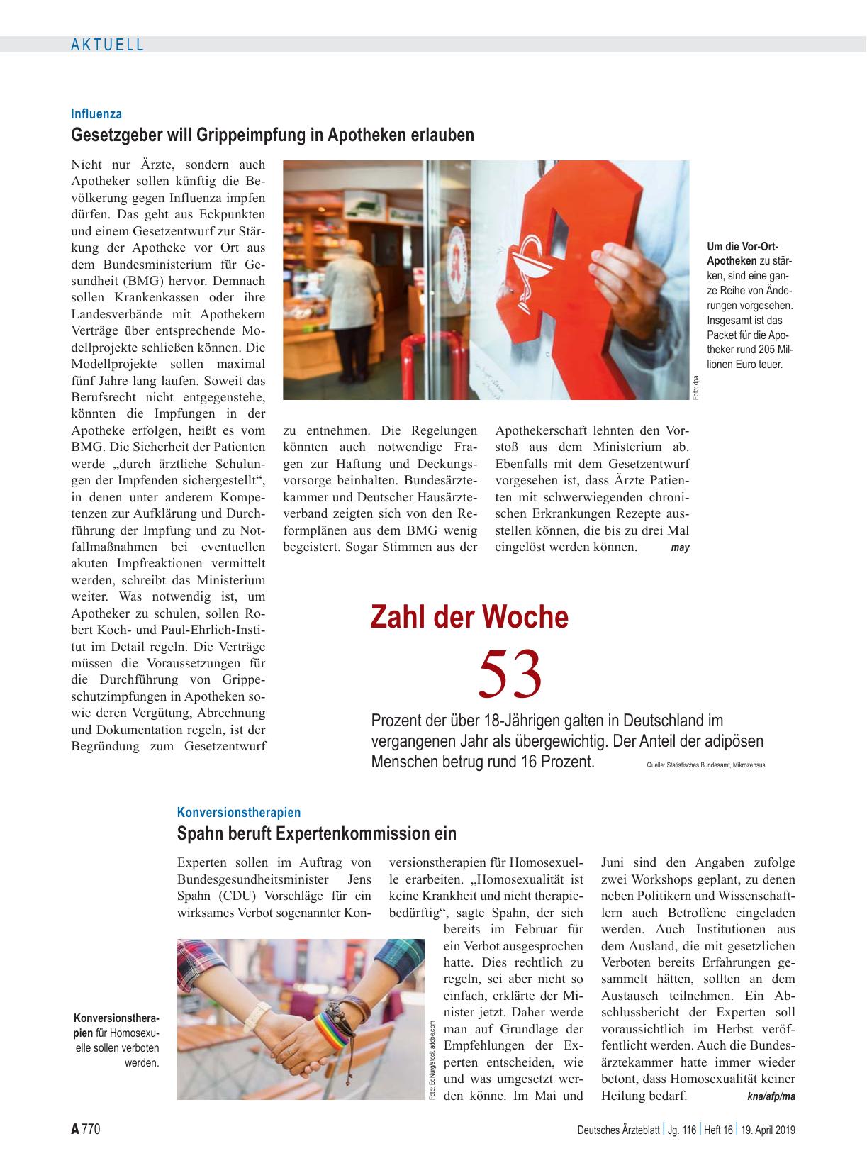 Vorschauseite 1: Zahl der Woche 53