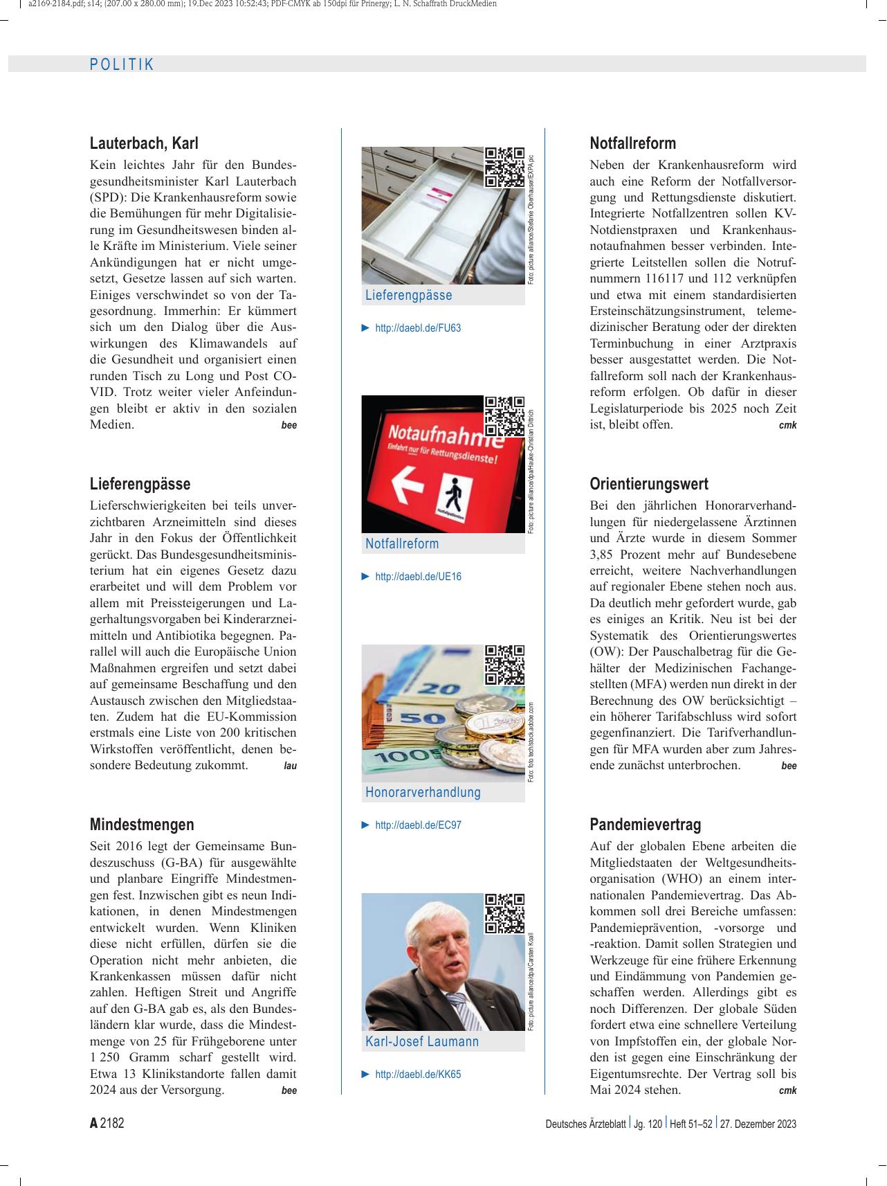 Vorschauseite 4: Jahresrückblick 2023