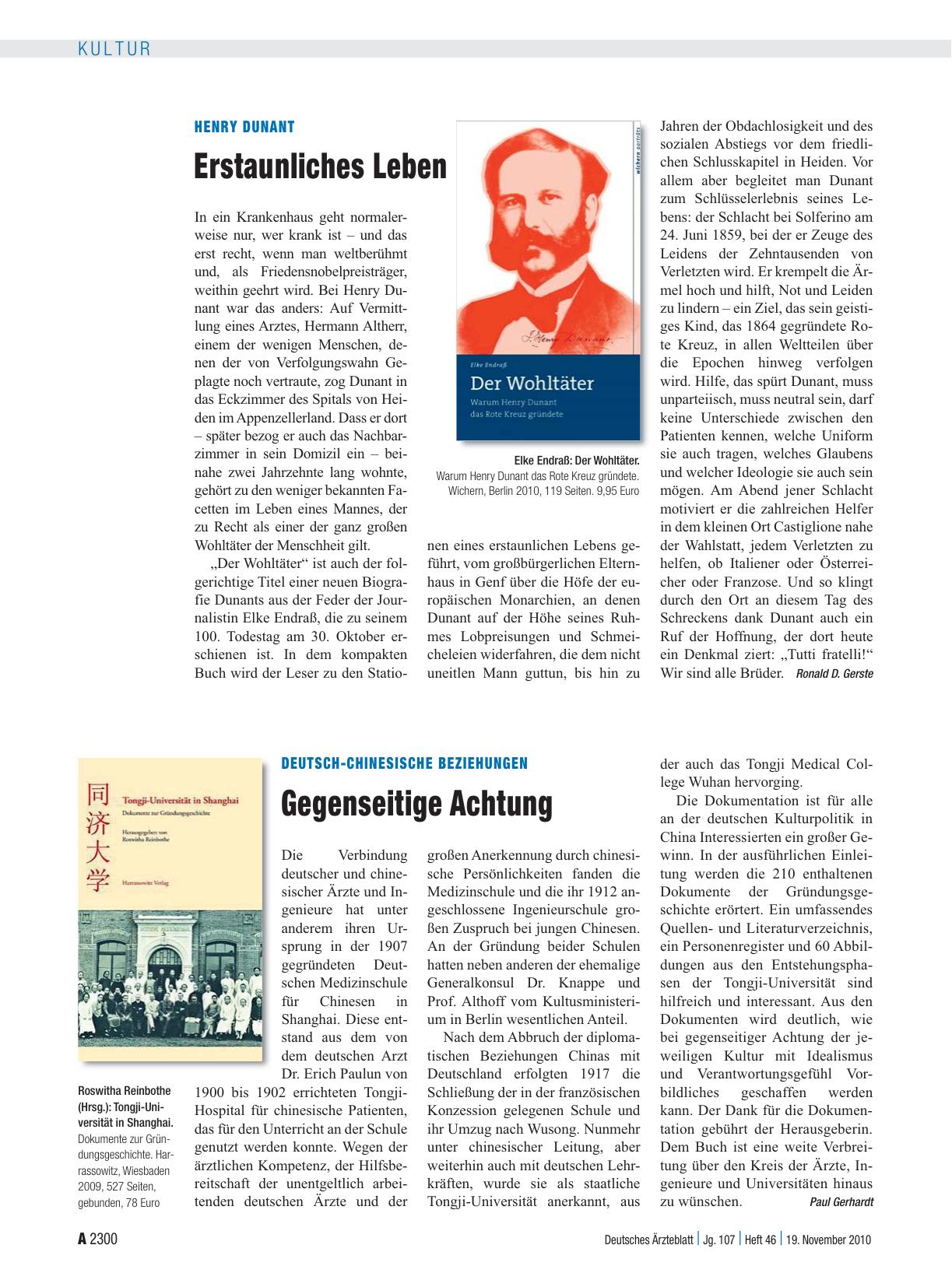 Vorschauseite 1: Henry Dunant: Erstaunliches Leben