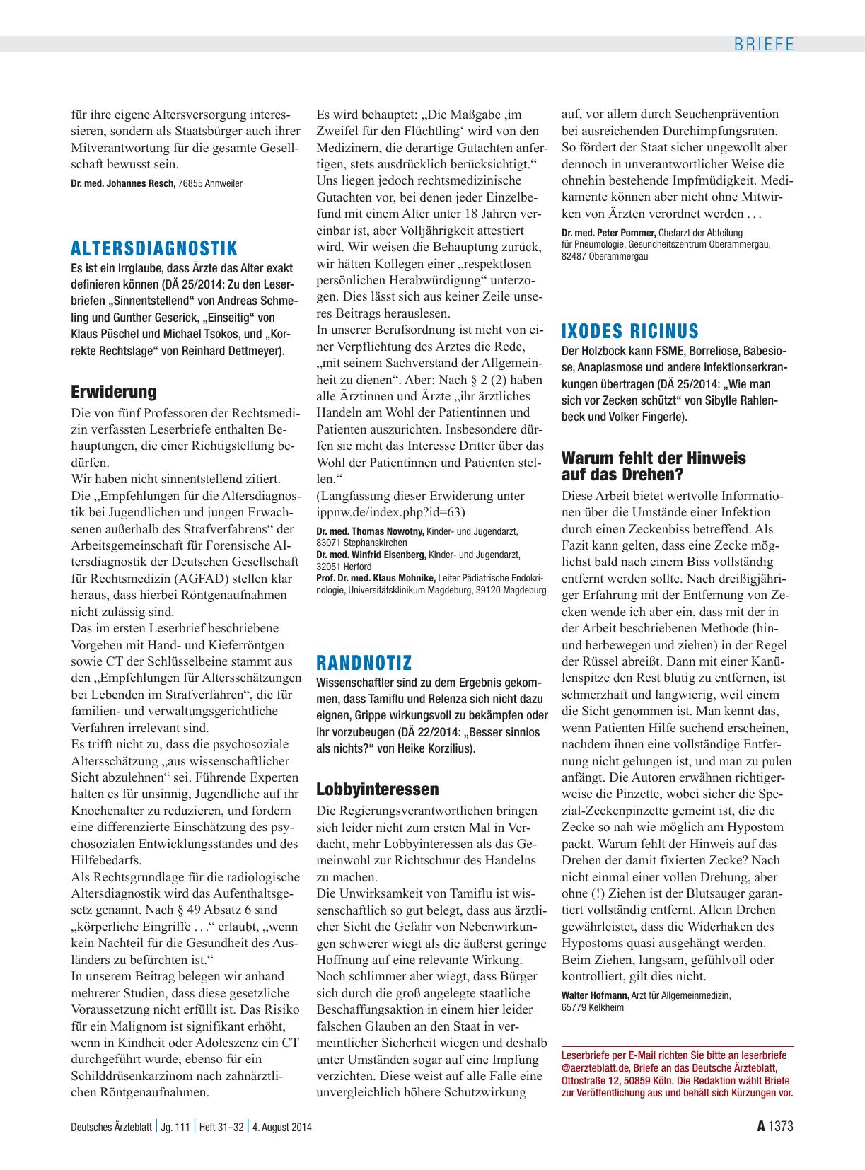 Vorschauseite 1: Ixodes ricinus: Warum fehlt der Hinweis auf das Drehen?