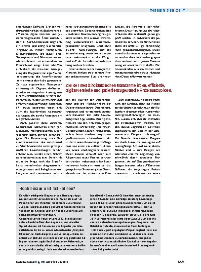Vorschauseite 2: Diagnose-Apps: Wenig Evidenz
